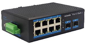 Industrial switches 8 port 10/100/1000Mbps + 2 Port SFP
