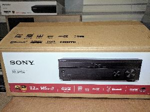 Sony STR-DH790 4K 7.2-Channel Surround Sound Home Theater AV Receiver with Speaker Wire, Banana Plug