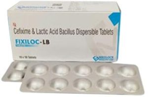 Cefixime Lactic Acid Bacillus Dispersible Tablet