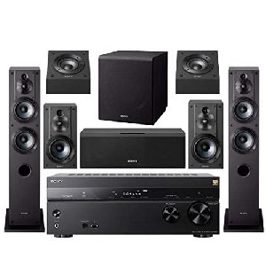 Sony CS-Series speakers bundle: SSCS3 Floor-Standing Speaker (2), SSCSE Dolby Atmos Enabled Speakers
