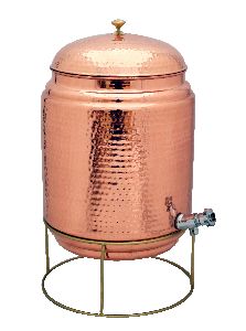 Copper Dispenser with Stand 5 LTR