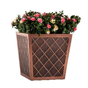 Unique design metal planter pot