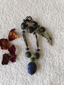 Afghan Lapis Lazuli Jade Necklace