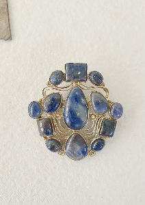 Lapis Lazuli Pendant Brooch
