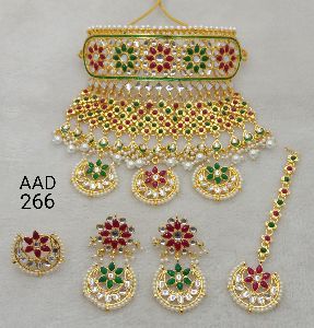 AAD 266 Kumdan Necklace Set