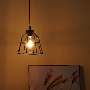 Metal Wire Hanging Lamp, Pendant lamp, Lighting