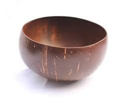 Coconut shell polished bowls