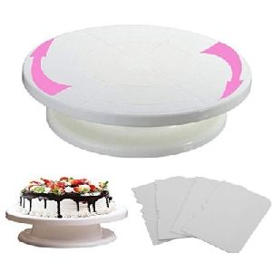 360 Degree Rotating Cake Turntable Stand