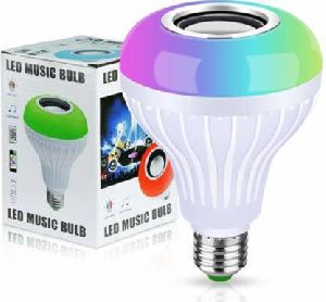 LED Music Light Bulb | B-22 led Bulb with Bluetooth Speaker RGB Changing Color Lamp Built-in Audio