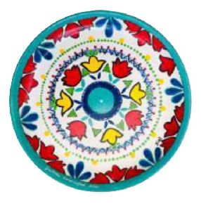 Peacock Beauty Set of 4 Wall Plate