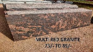 multi red granite