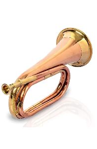 ARB Professional Copper Bugle for Marching/Scouts/Home Decor