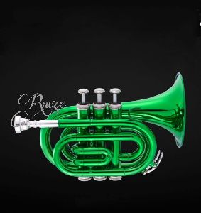 Rmze Professional Magic Green Pocket Trumpet