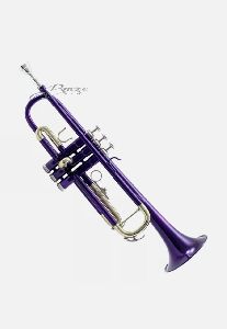 Rmze Professional Shiny Purple-Gold BB Trumpet