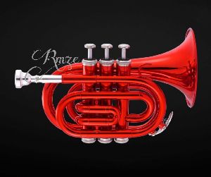 Rmze Professional T Red Pocket Trumpet