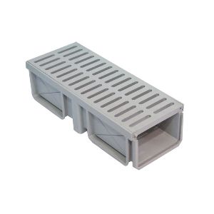Trench Drain With Plastic Grating