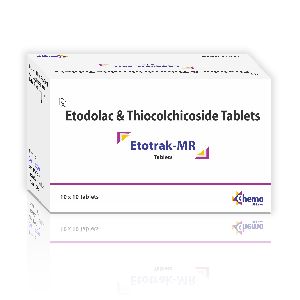 Etodolac & Thiocolchiside Tablets