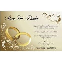 Decorative Wedding Card