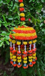 Artificial Flower Tokri Hanging