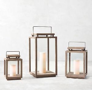 Candle lantern pair