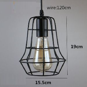 Iron hanging lamp for home decor