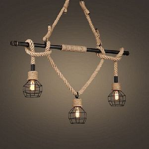 Rope hanging lamp