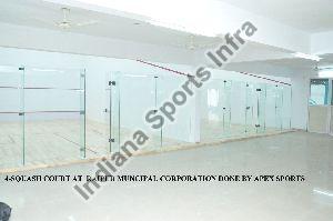 Squash Court Backwall Glass System