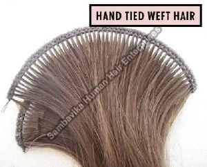 Brown Hand Tied Weft Hair