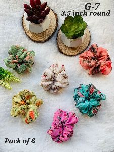 Georgette Hair Scrunchies For Fable Lable