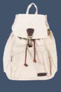 Ladies Beige Backpack Laptop Bags