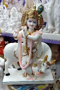 marble god krishna statue