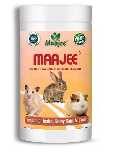 MAAJEE Guinea Rabbit Nutrition and Feed Supplement, Provides Nutrients to Support Skin &amp;amp; Coat Health