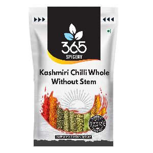 365 Spicery Kashmiri Red Chilli Whole / Dried Kashmiri Chilly Stemless