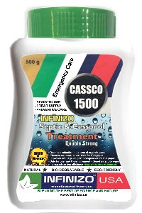 Infinizo USA CASSCO 1500 Septic Tank Bacterial Cleaner Powder (Double Strong-1 Liter)