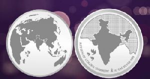 Sikkawala 999 Silver World 10 Gm Coin