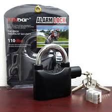 Alarm Lock Padlock Anti-Theft Security System Door Safety Lock  (Black)
