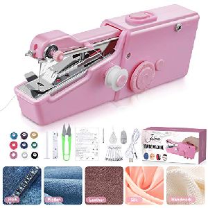 Mini Sewing Machine Hand In Home Cordless Non Electric Portable Stitching Silai Manual Sewing Machin