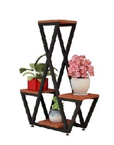 Cross Style Flower Pot Stand