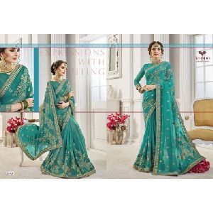 Ladies Fancy Embroidered Saree