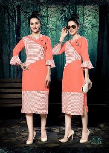 Regular Wear Cotton Kurti