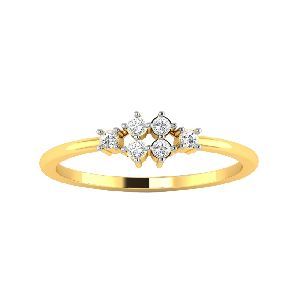 DR-452 Gold and Diamond Ring