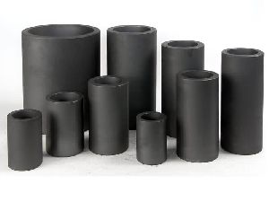 CYLINDRICAL GRAPHITE CRUCIBLES