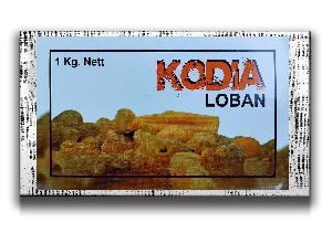 Kodiya Loban 1 kg yellow color brick ( Gum Benzoin )