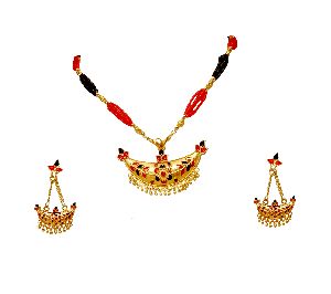 assamese traditional jewellery junbiri set/asomiya gohona559
