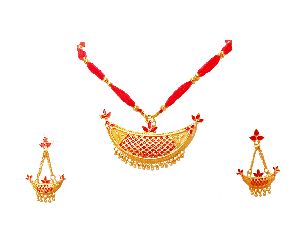 assamese traditional jewellery junbiri set/asomiya gohona605