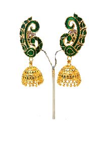 assamese traditional jewellery peacock design earring/asomiya gohona1118-20
