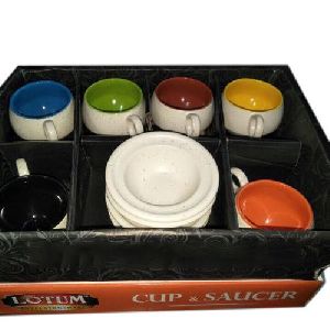 Ceramic Cup Saucer