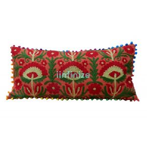 Embroidery Sujani Cushion Cover