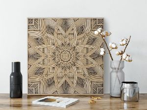 Multilayer Stacked Wall Hanging Wooden Art