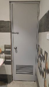 Galvanized Iron Bathroom Door